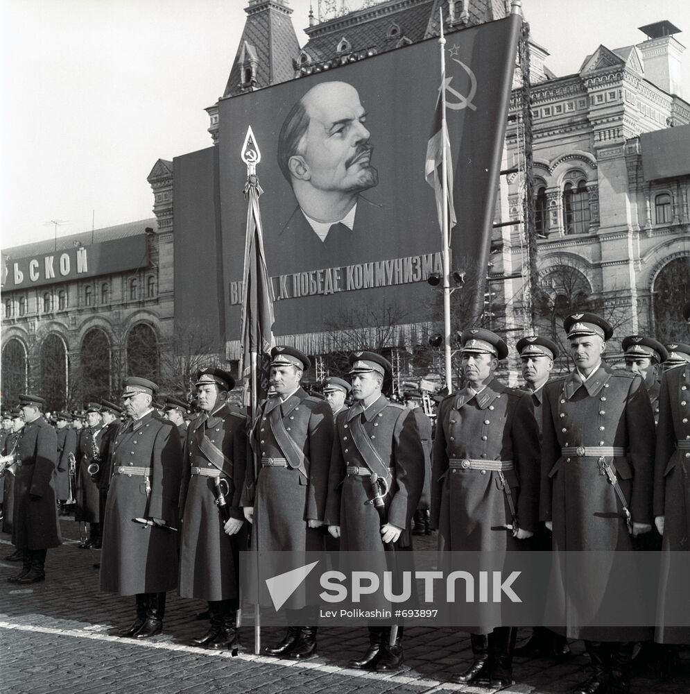 Military Parade on Red Square, 7 November 1966