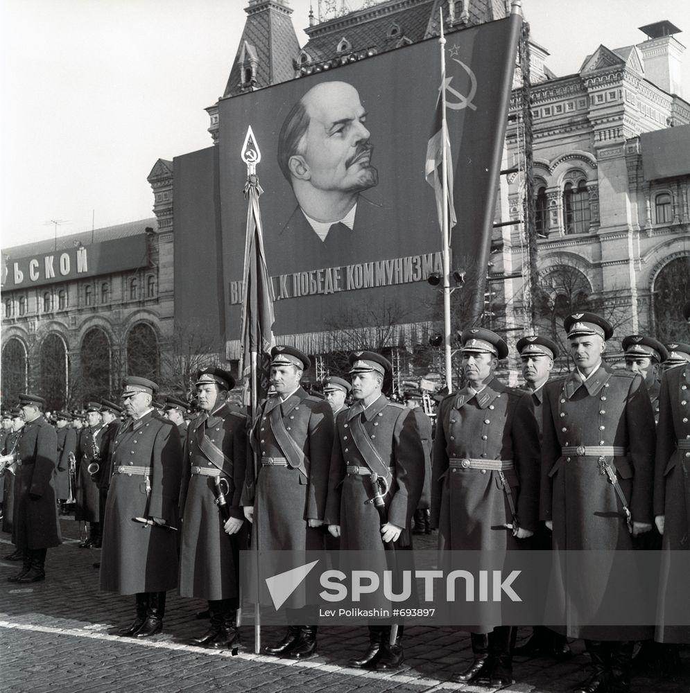Military Parade on Red Square, 7 November 1966
