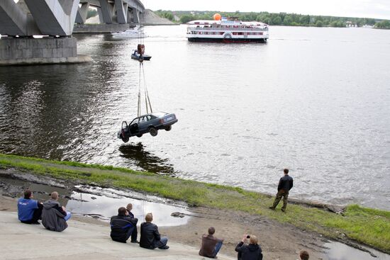 Shooting of film "Moscow, central county"