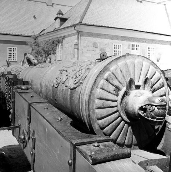 Cannon on grounds of Gripsholm Castle