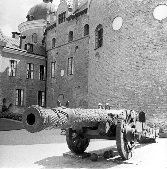 Cannon on grounds of Gripsholm Castle
