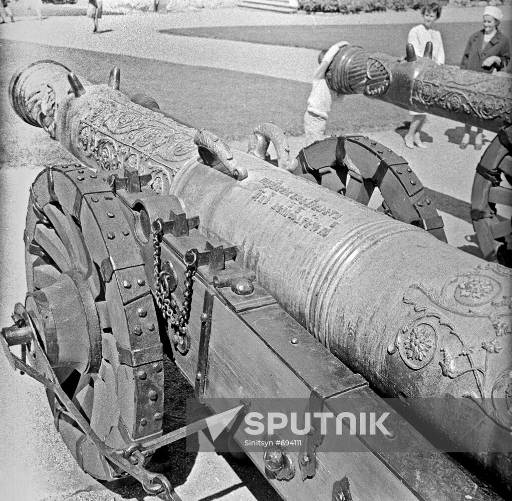 Cannon in Gripsholm Castle