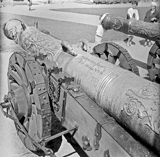 Cannon in Gripsholm Castle