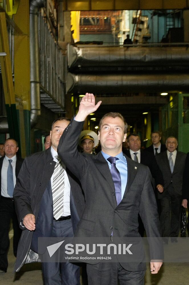 Dmitry Medvedev visits Severodvinsk