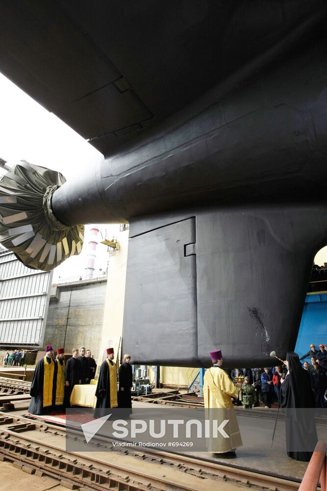 Severodvinsk submarine ceremonially commissioned