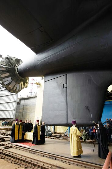 Severodvinsk submarine ceremonially commissioned