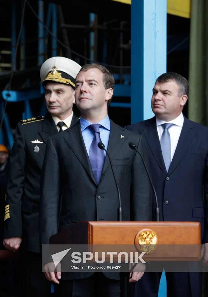 Dmitry Medvedev visits Severodvinsk
