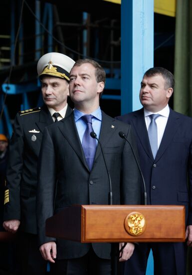 Dmitry Medvedev visits Severodvinsk