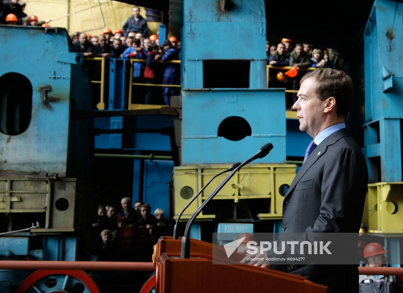 Dmitry Medvedev visits Severodvinsk