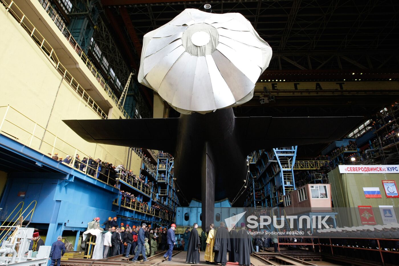 Severodvinsk submarine ceremonially commissioned