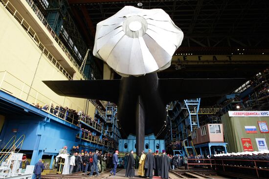 Severodvinsk submarine ceremonially commissioned