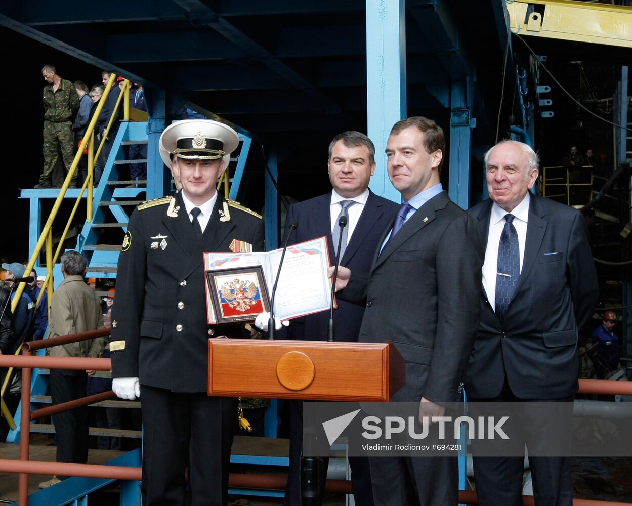 Dmitry Medvedev visits Severodvinsk