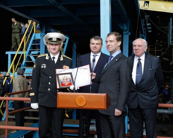 Dmitry Medvedev visits Severodvinsk