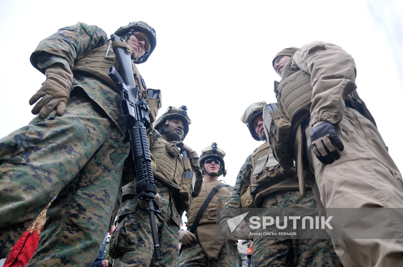 Joint American-Estonian naval exercises Baltops 2010