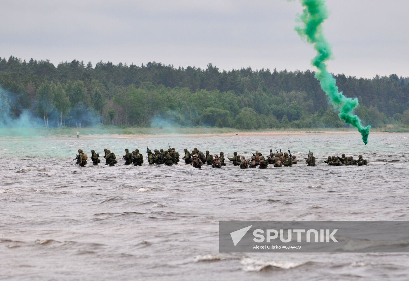 Joint American-Estonian naval exercises Baltops 2010