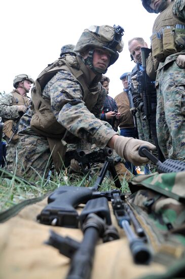 Joint American-Estonian naval exercises Baltops 2010