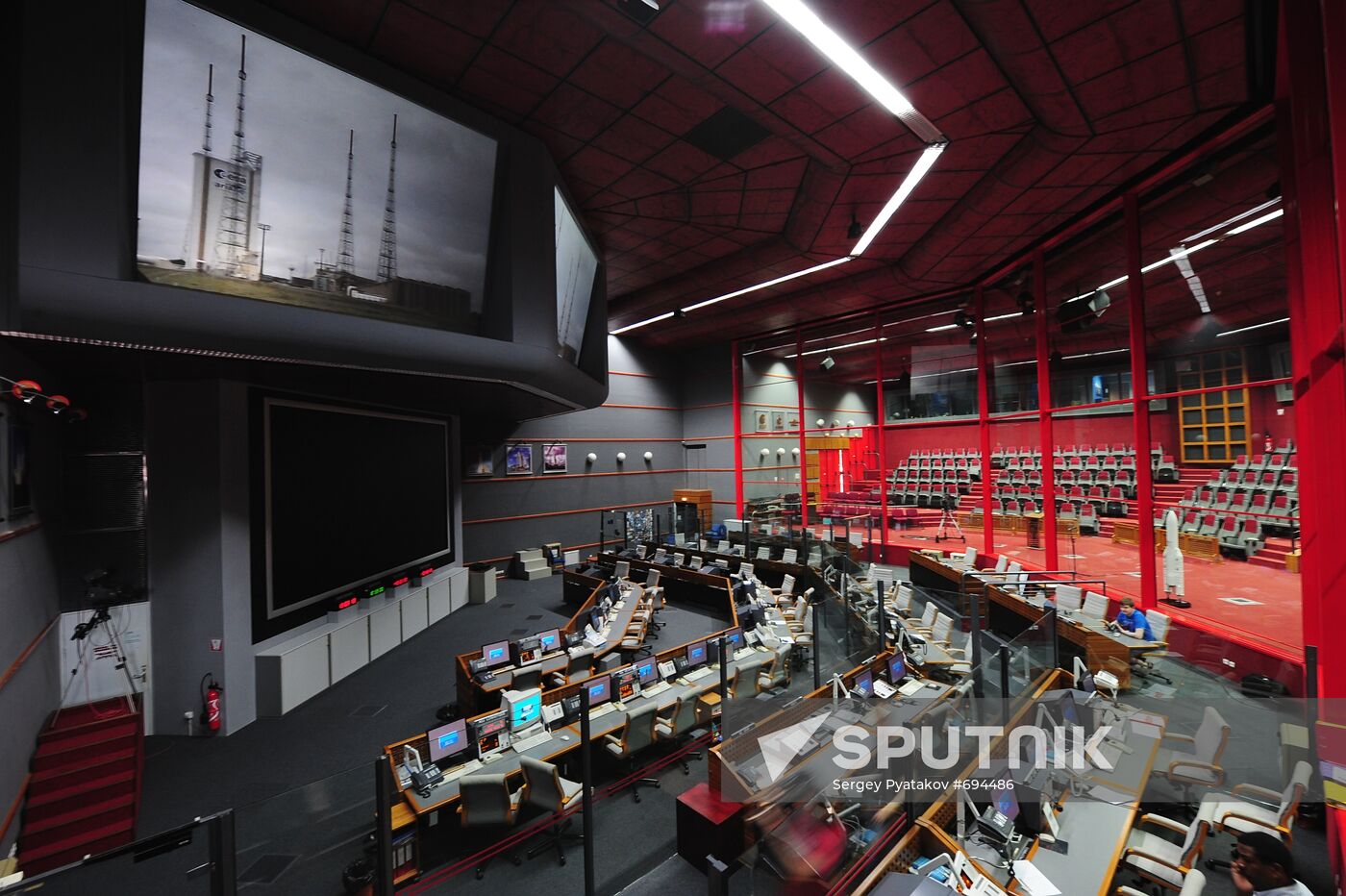 Hall at Jupiter tracking headquarter