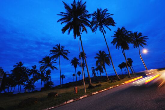 Pacific coastal zone in Kourou