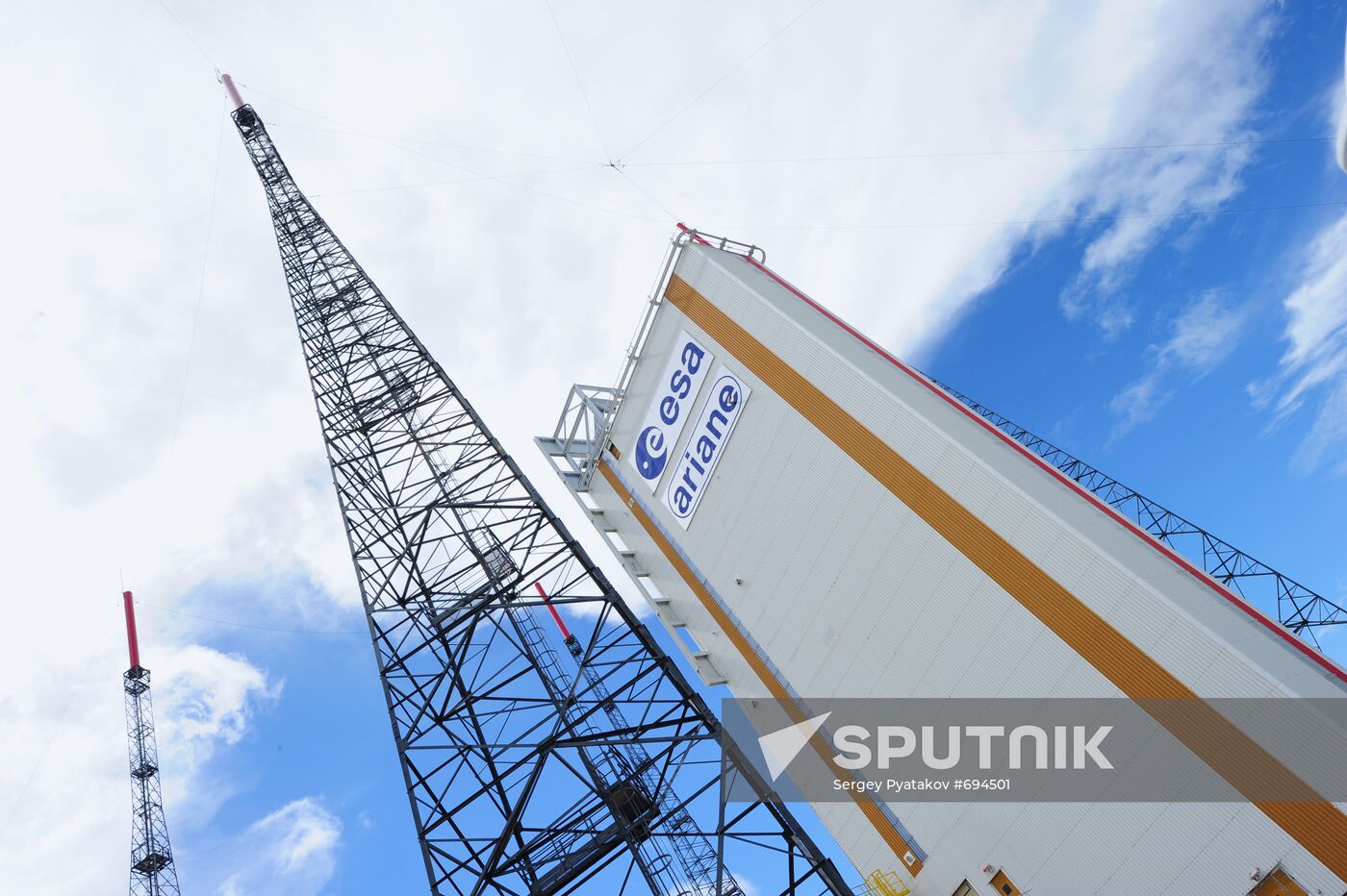 Ariane launch pad