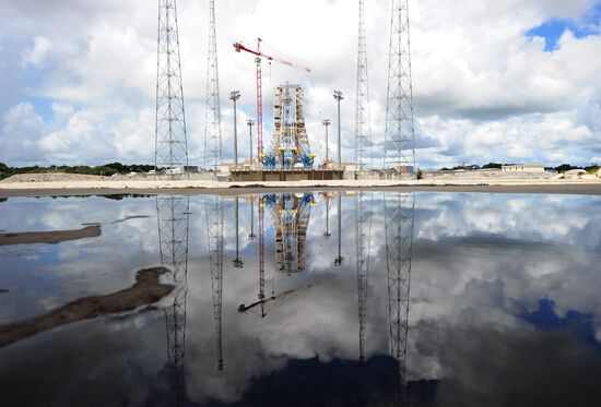 Construction of Soyuz rocket launch site