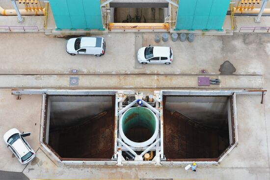 Ariane 5 rocket launching cradle