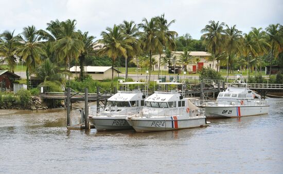 French Navy motor boats