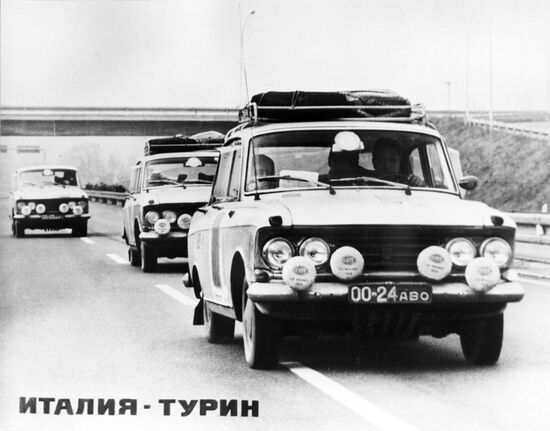 London - Sidney car rally