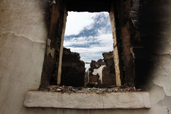 Ruins in Kyr Aryk village