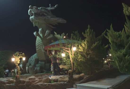 Damascus suburb restaurant