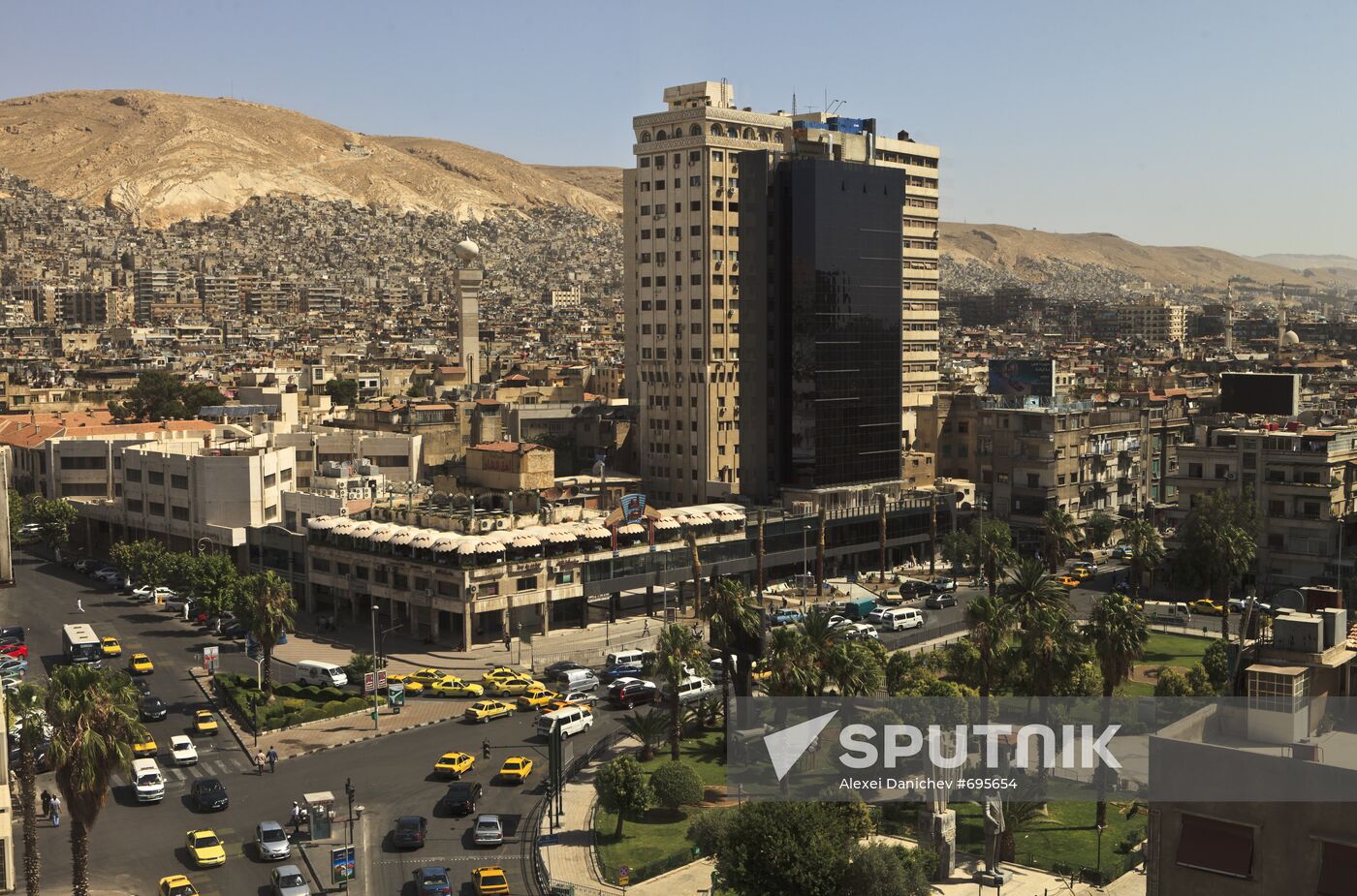 Panorama of central Damascus