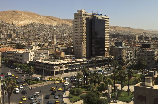 Panorama of central Damascus