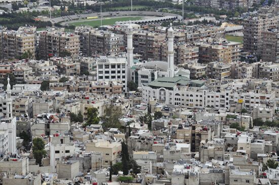 View of Damascus from hill