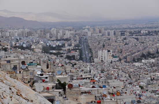 View of Damascus from hill