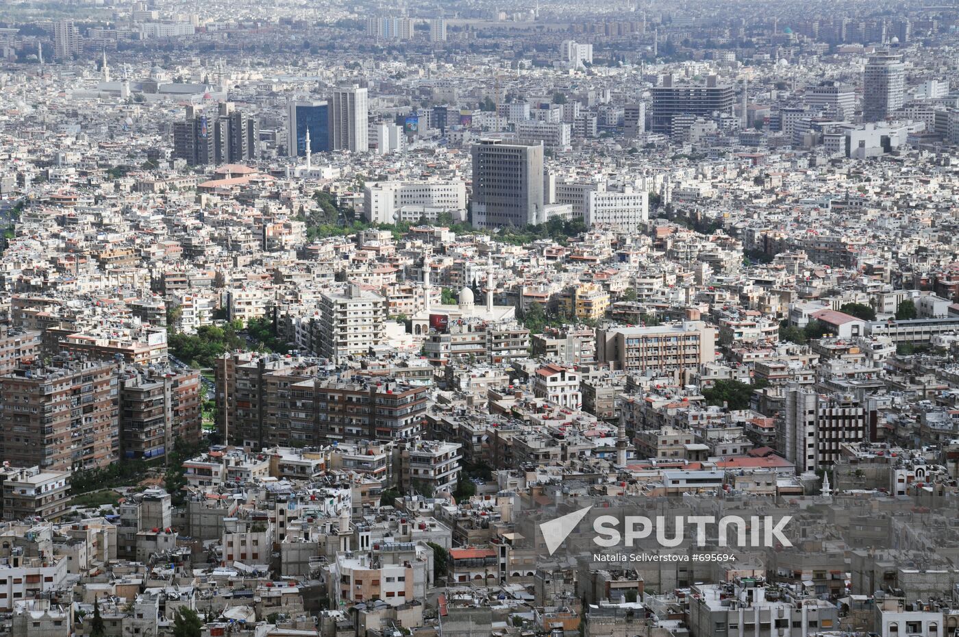 View on Damascus from hill