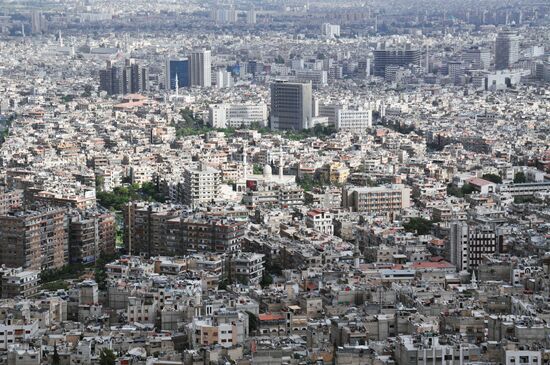 View on Damascus from hill