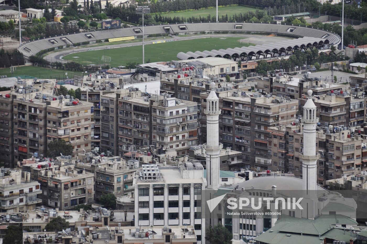 View on Damascus from hill