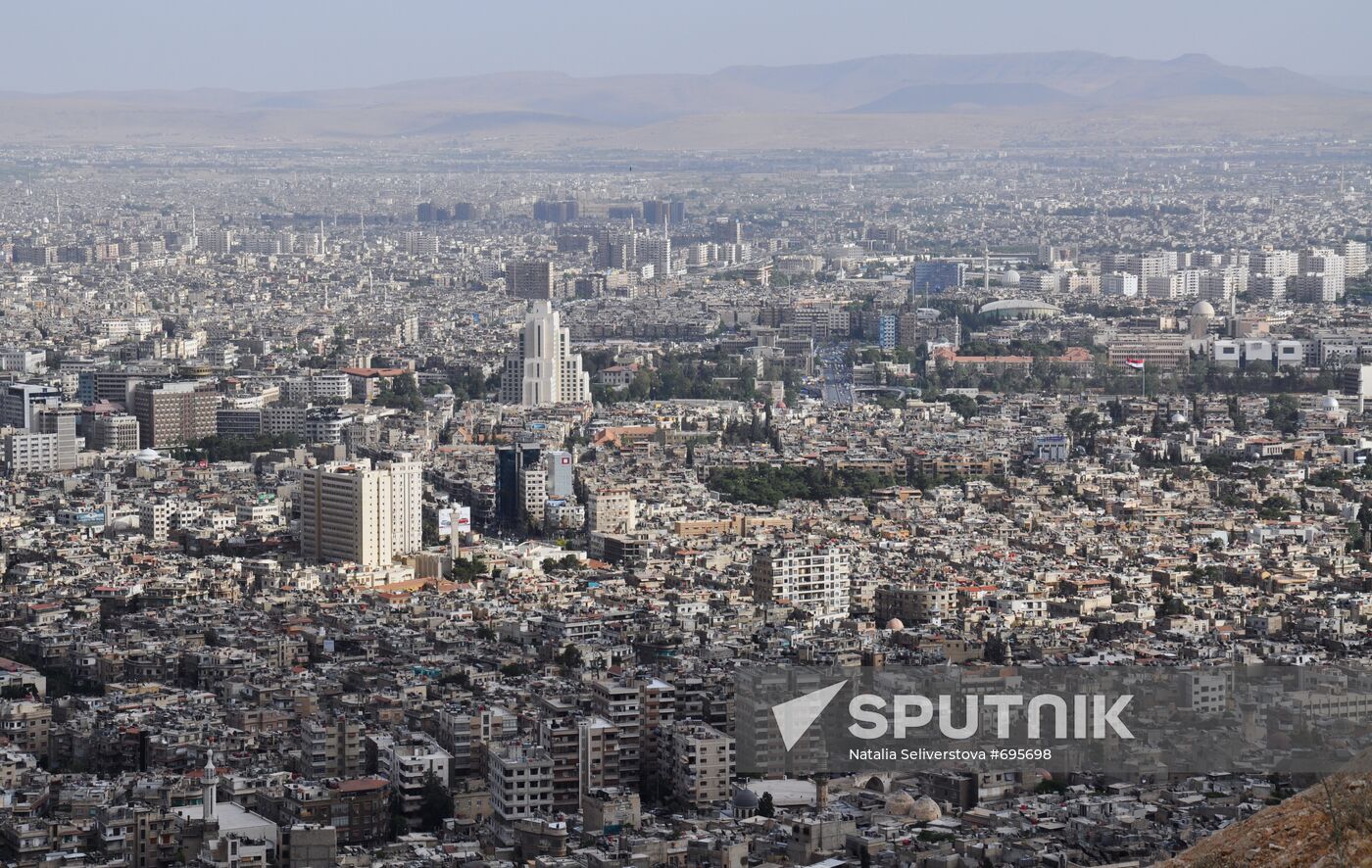 View on Damascus from hill