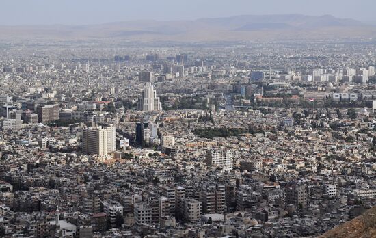 View on Damascus from hill