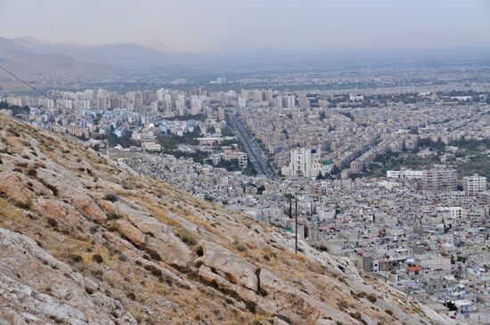 View on Damascus from hill