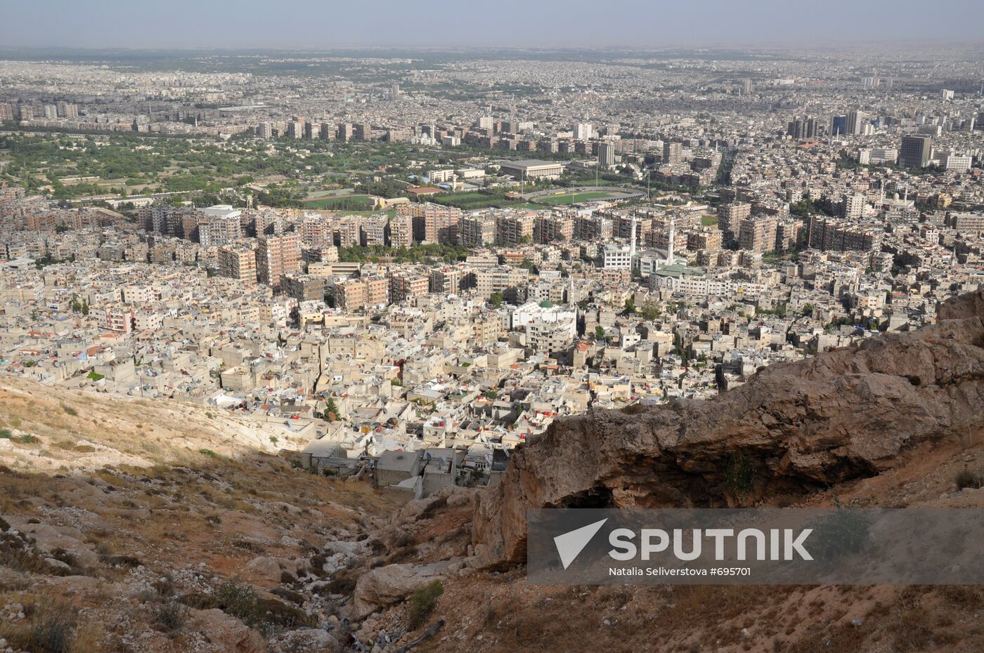 View on Damascus from hill