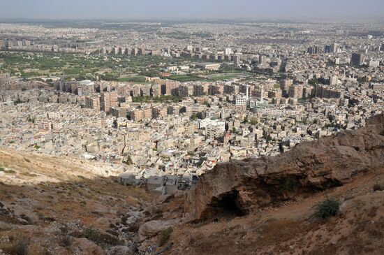 View on Damascus from hill