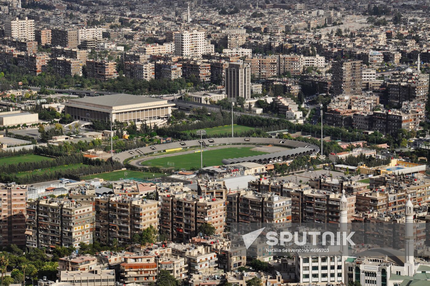 View on Damascus from hill