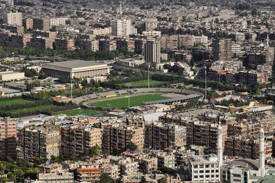 View on Damascus from hill