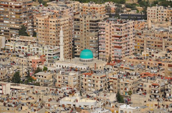 View on Damascus from hill