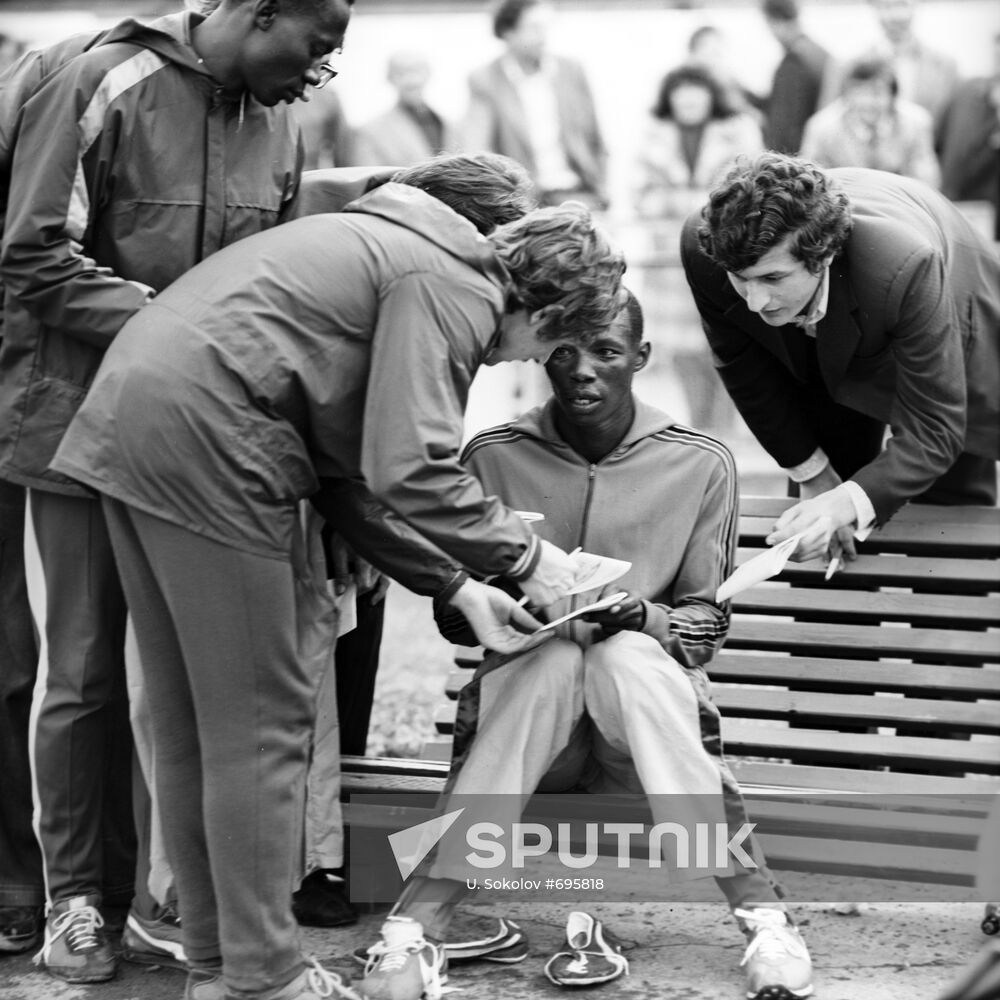 Tanzanian athlete Muksal Nyambui