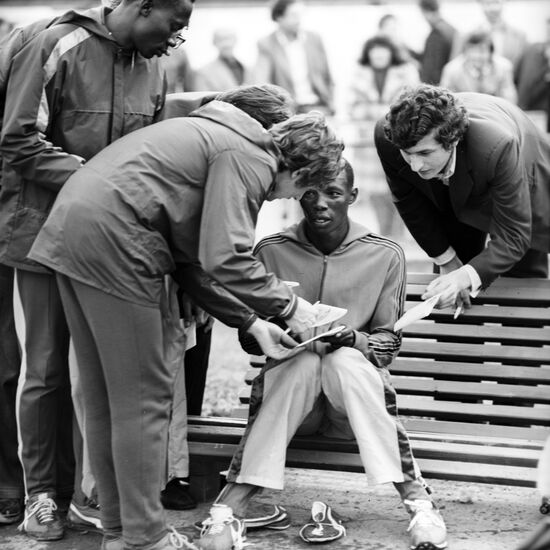 Tanzanian athlete Muksal Nyambui