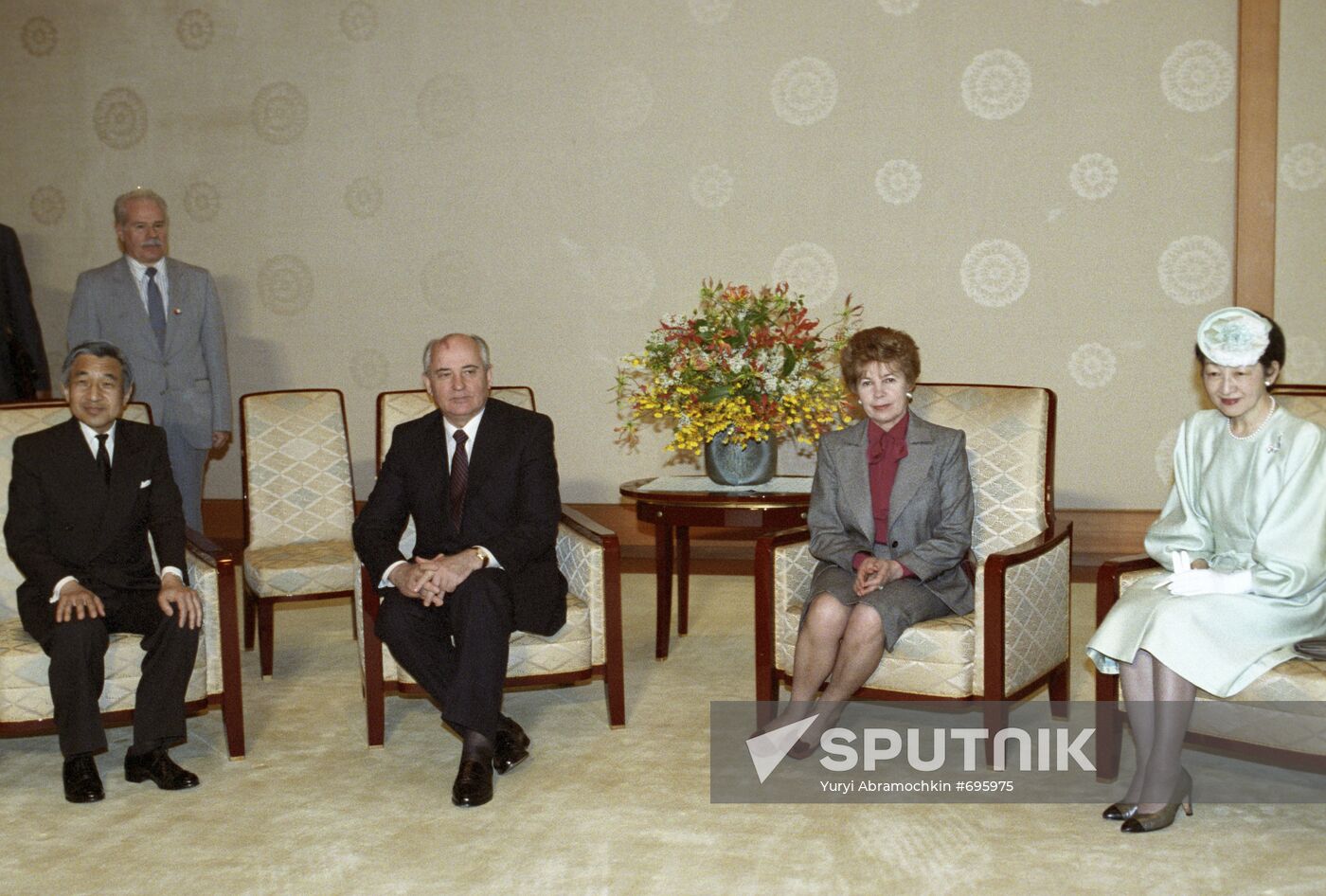 USSR President Mikhail Gorbachev visits Japan