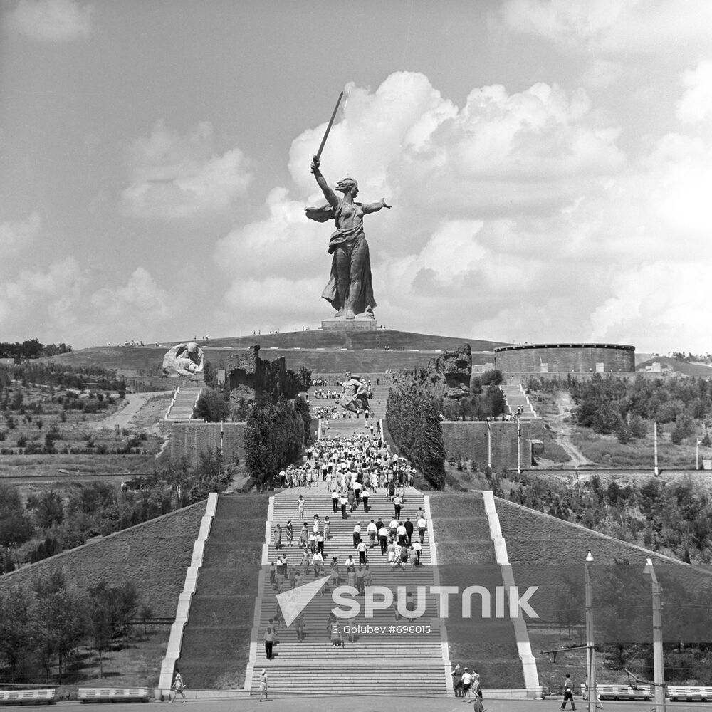 Memorial complex at Mamayev Kurgan in Volgoggrad