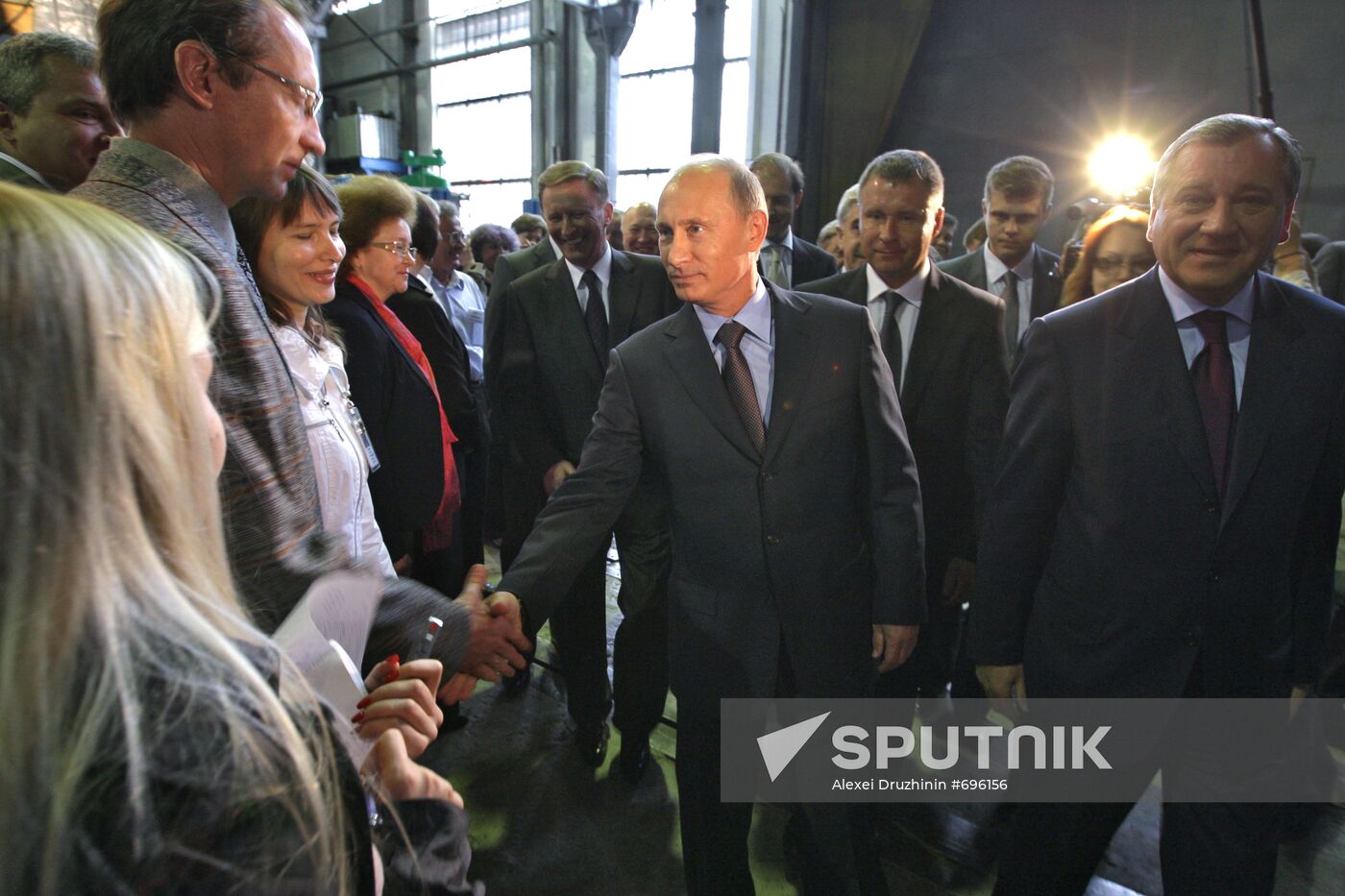 Prime Minister Vladimir Putin visits TsAGi in Zhukovsky