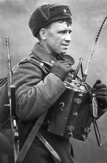 Radio operator Alexander Kononov